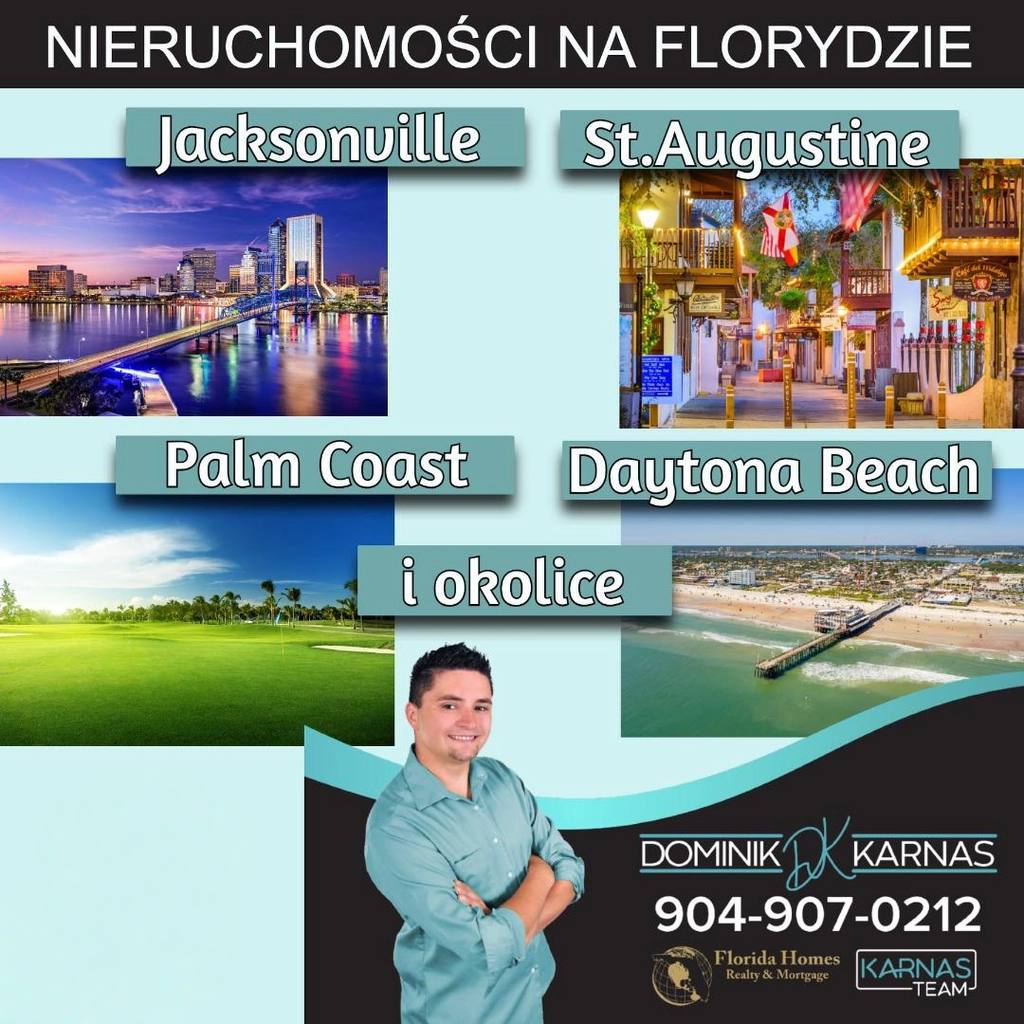 Zakup nieruchomości na słonecznej Florydzie? Skontaktuj się ze mną!