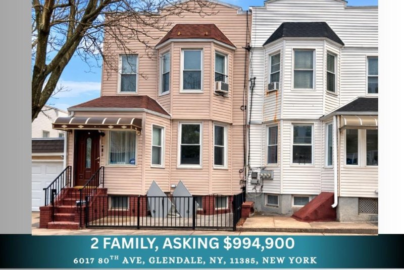 Two-family house for sale in Glendale, Queens - 5 bedrooms, 3 bathrooms