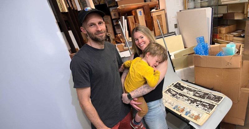 Carla Stickler and Family Visit the PMA