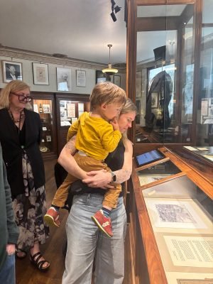 Carla Stickler and Family Visit the PMA