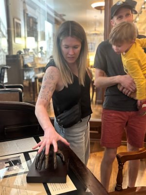 Carla Stickler and Family Visit the PMA