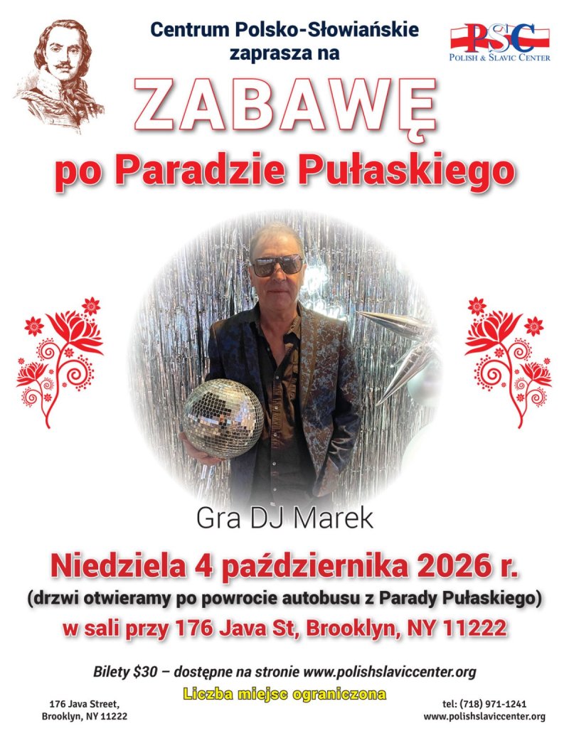 Fun After the Pulaski Parade – Sunday, October 4, 2026, 176 Java Street, Brooklyn