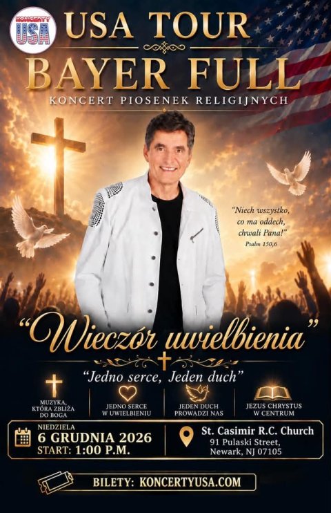 BAYER FULL – koncert piosenek religijnych w Newark | NJ