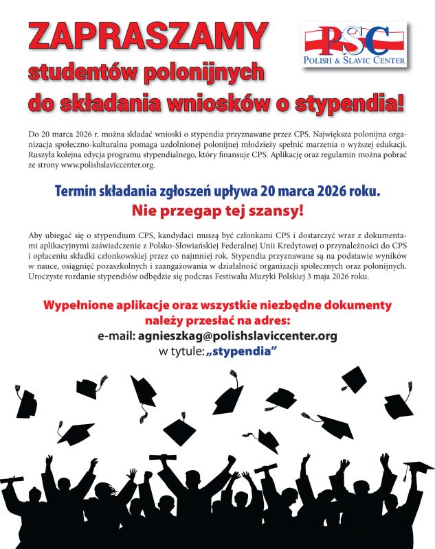 Stypendia dla zdolnej polonijnej młodzieży – czas składania wniosków do 20 marca 2026