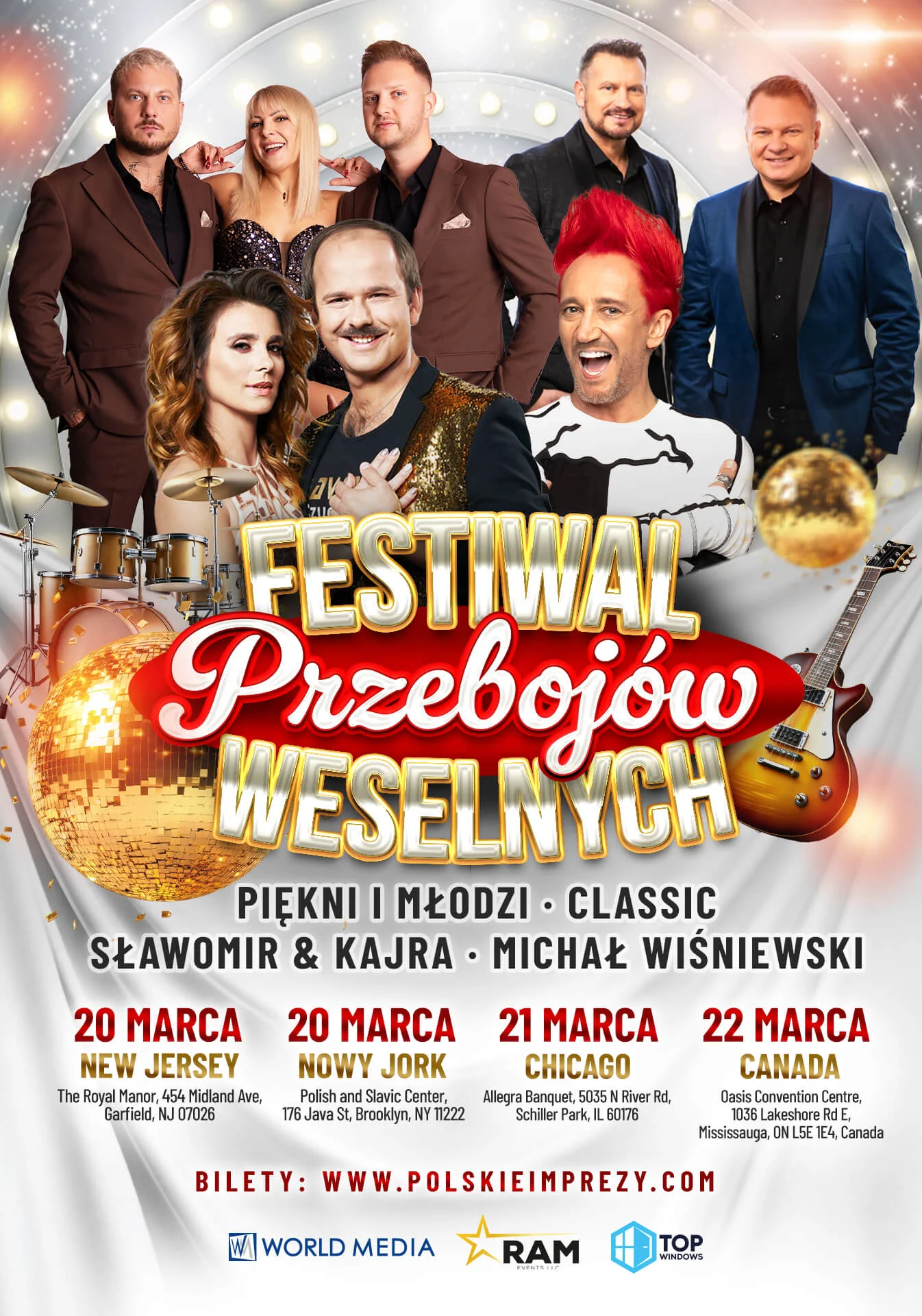 Festiwal Weselnych Przebojów w USA i Kanadzie | 2026