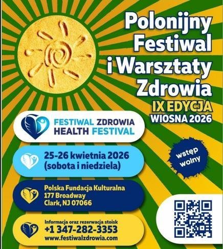 Polonijny Festiwal i Warsztaty Zdrowia - IX Edycja Wiosna 2026