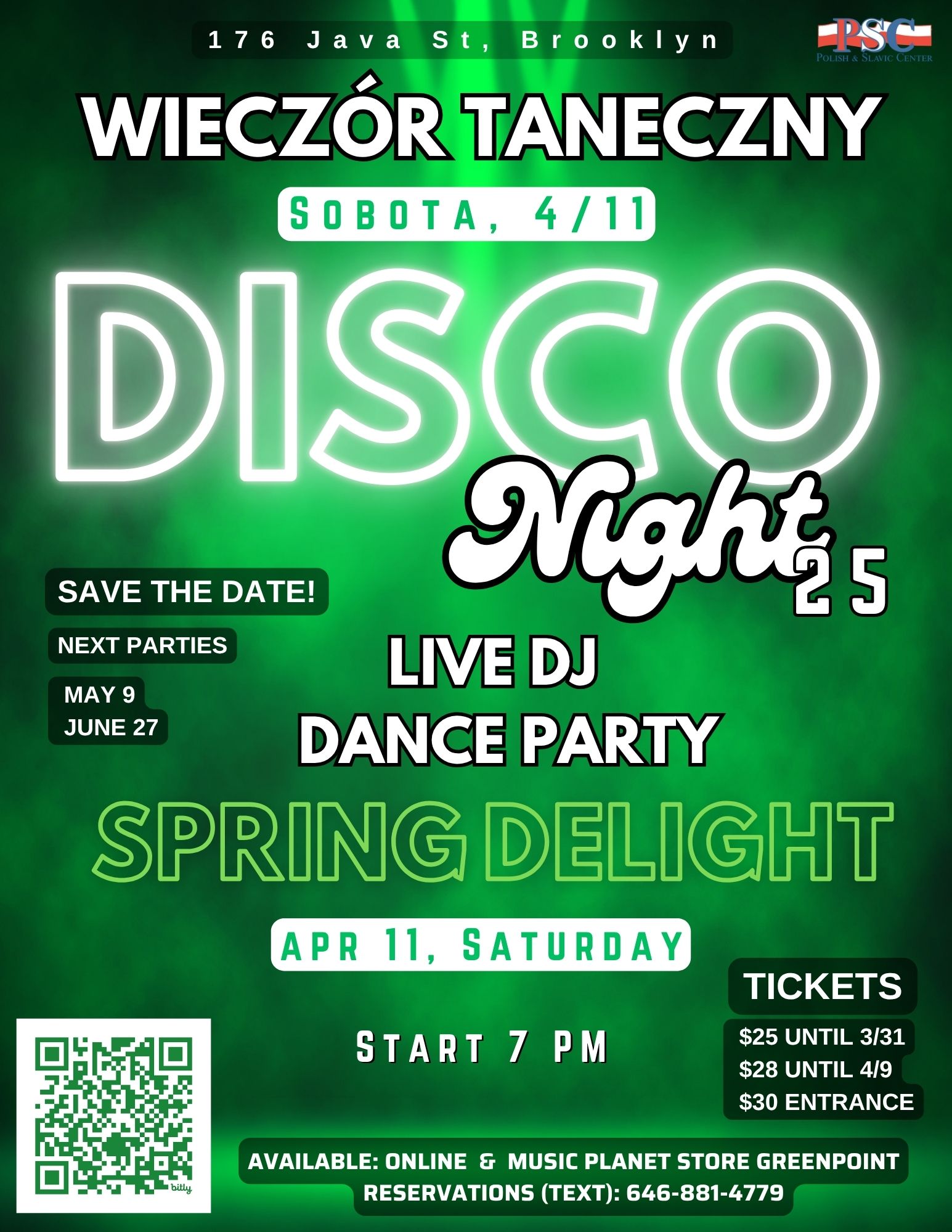 Disco Night – od lat roztańczamy CPS! Dołącz do 25. edycji już w najbliższą sobotę 11 kwietnia