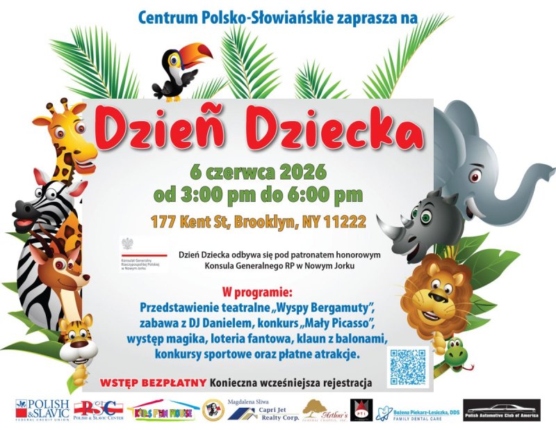 Dzień Dziecka – 6 czerwca, 2026, 3-6pm, 177 Kent St