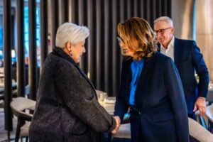 KF President and Executive Director Marek Skulimowski met in Chicago with the Marshal of the Senate of the Republic of Poland, Małgorzata Kidawa-Błońska