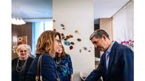 KF President and Executive Director Marek Skulimowski met in Chicago with the Marshal of the Senate of the Republic of Poland, Małgorzata Kidawa-Błońska