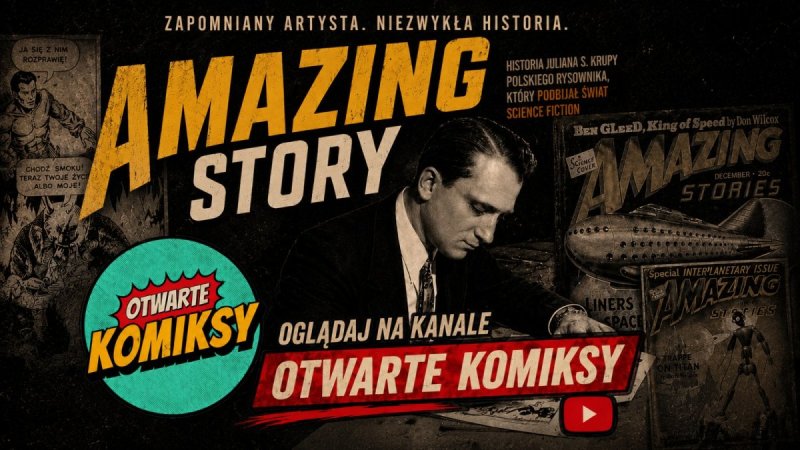 Odkryj historię klasycznych komiksów „Buck Rogers” i „Flash Gordon” z Julianem S. Krupą