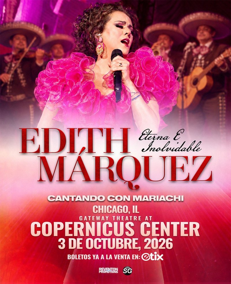 EDITH MÁRQUEZ – ETERNA E INOLVIDABLE in the Gateway Theater