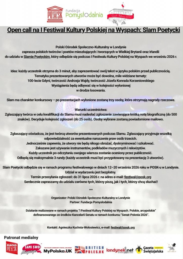 I FESTIWAL KULTURY POLSKIEJ NA WYSPACH.